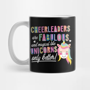 Cheerleaders are like Unicorns Gift Idea Mug